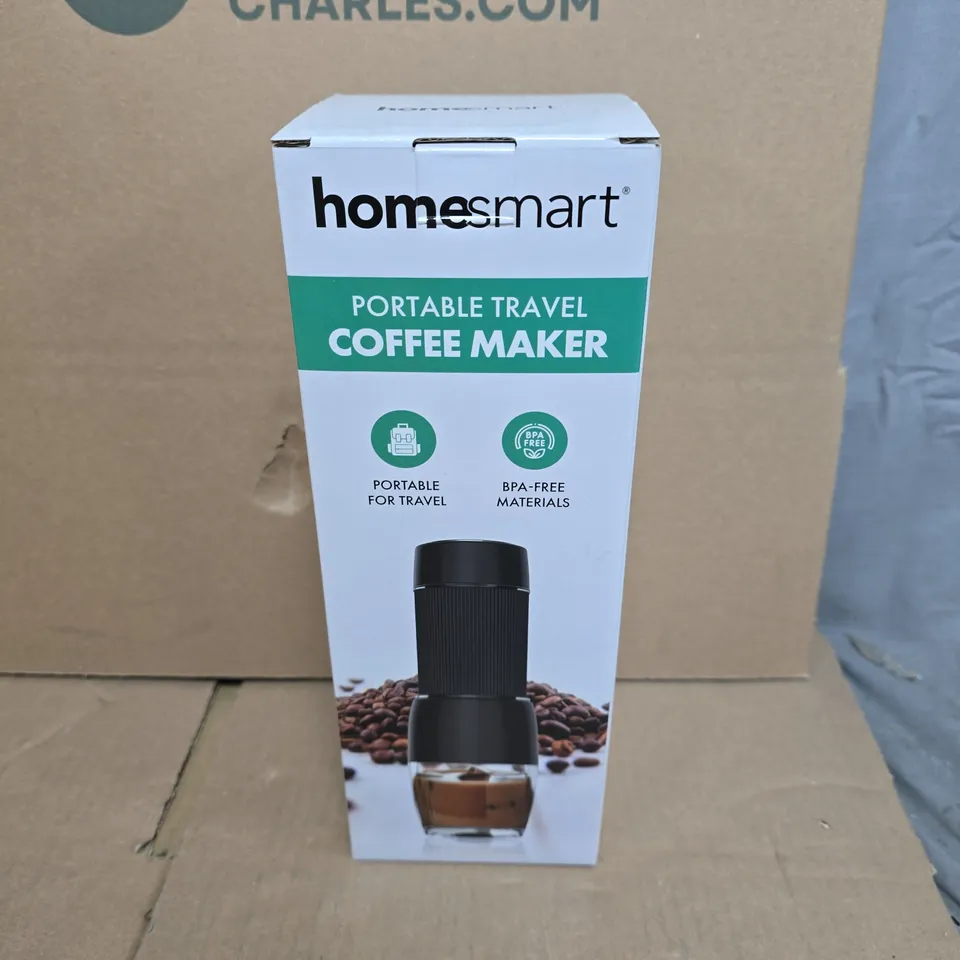 APPROXIMATELY 12 BOXED HOMESMART PORTABLE TRAVEL COFFEE MAKERS - COLLECTION ONLY