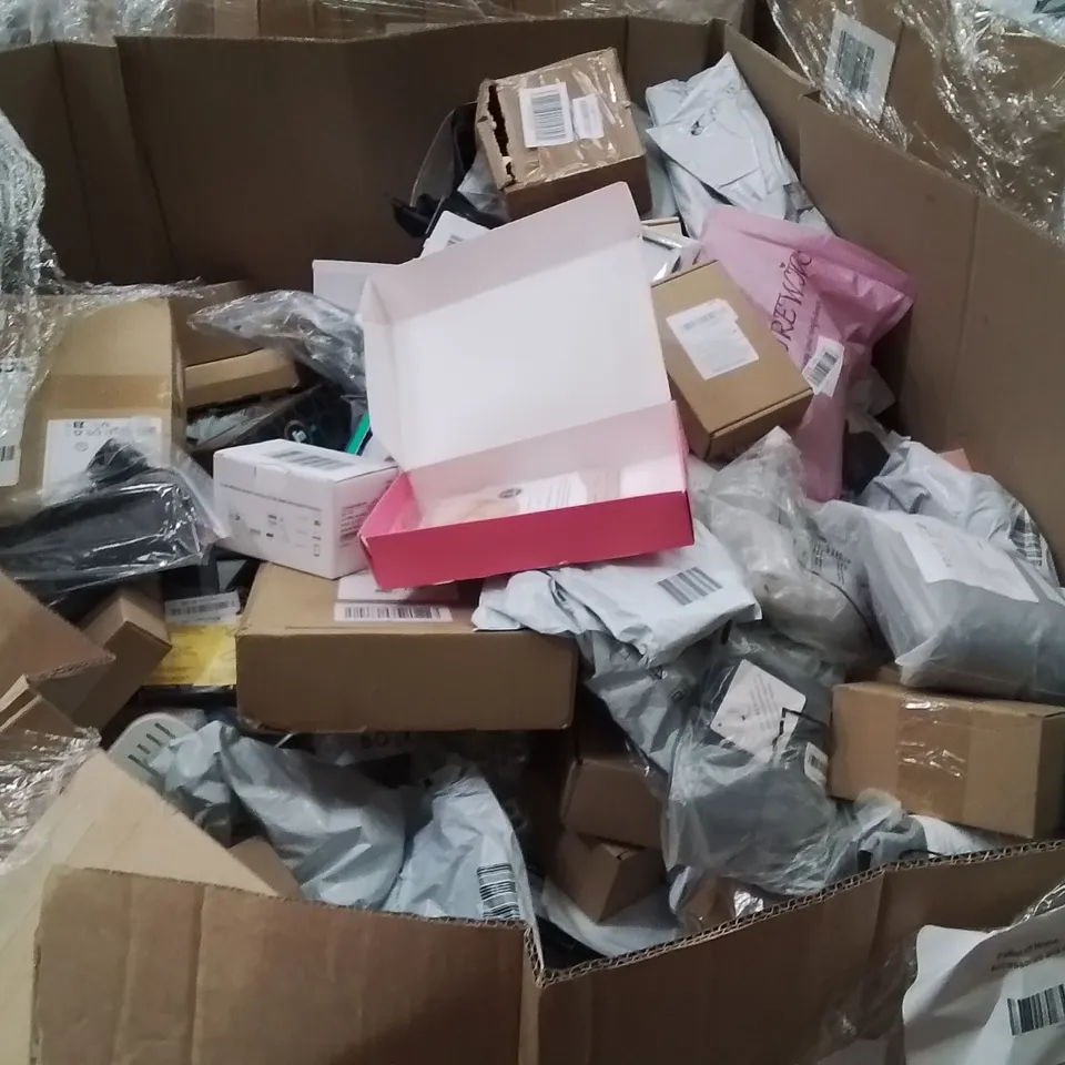 PALLET CONTAINING A LARGE QUANTITY OF TECH,HOME,PET,HAIR,ACCESSORIES,CAR ELECTRONICS PRODUCTS TO INCLUDE;WIG,DOG HARNESS,PHONE CASE
