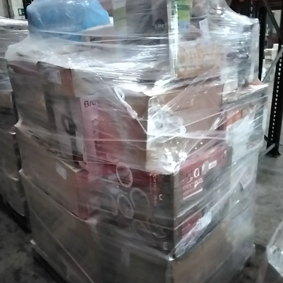 PALLET OF APPROXIMATELY 26 UNPROCESSED RAW RETURN HOUSEHOLD AND ELECTRICAL GOODS TO INCLUDE;