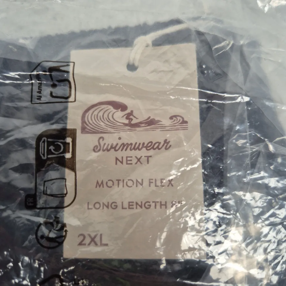 NEXT SWIMWEAR MOTION FLEX LONG LENGTH SWIMMING SHORTS – 2XL