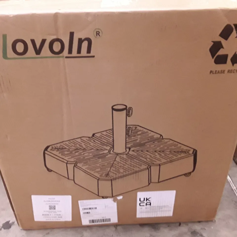 BOXED WATER FILLED UMBRELLA BASE
