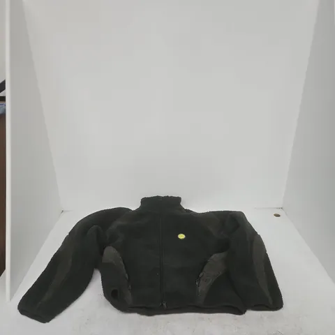 BROKEN PLANET POLAR FLEECE JACKET – BLACK – MEDIUM