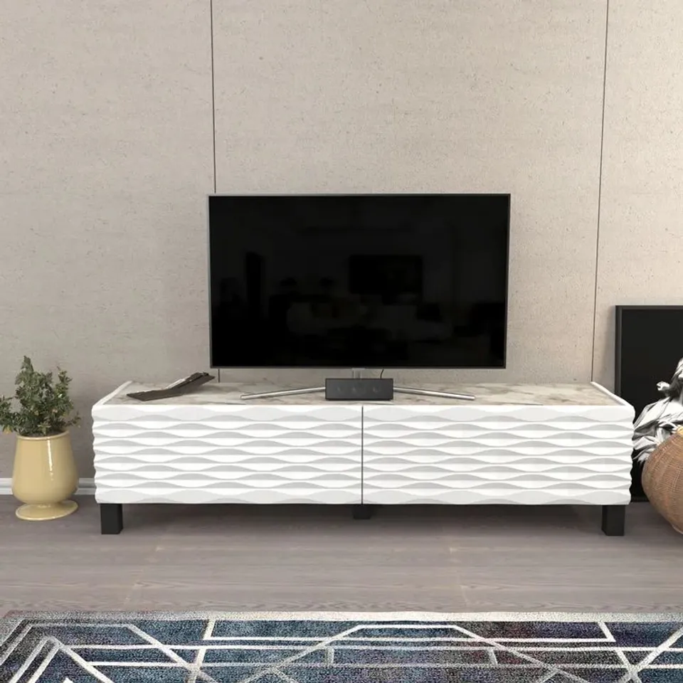 BOXED SPEERS TV STAND FOR TV'S UP TO 65"