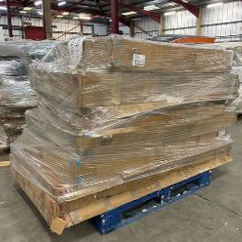 LARGE PALLET OF ASSORTED FURNITURE PARTS - MOSTLY TABLE PARTS 