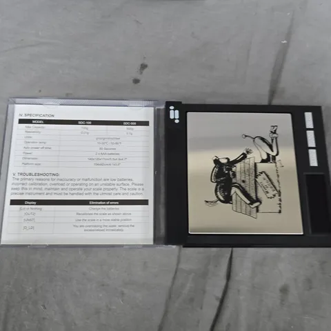 BOXED INFYNITI SCALES SNOOP DOGG DOGGYSTYLE CD SCALE (100G X 0.01G) 