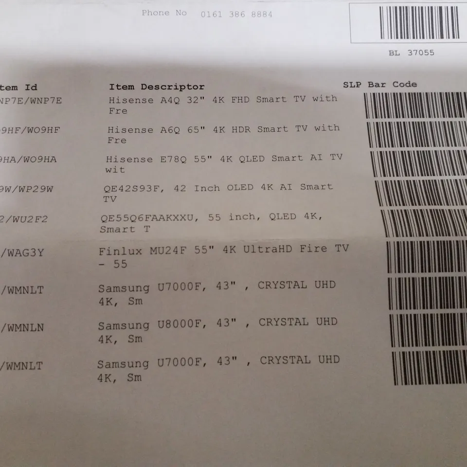 PALLET CONTAINING APPROXIMATELY 9 ASSORTED DAMAGED TVS