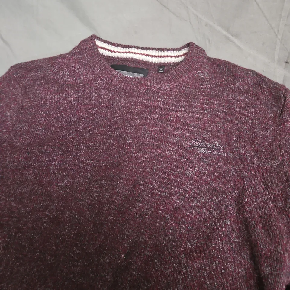 SUPERDRY KNITTED JUMPER - SIZE M