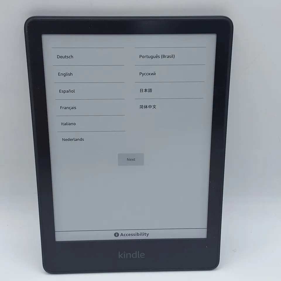 UNBOXED AMAZON KINDLE E-READER IN BLACK 