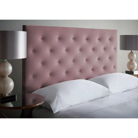 BOXED ZEPHYRINE UPHOLSTERED HEADBOARD.