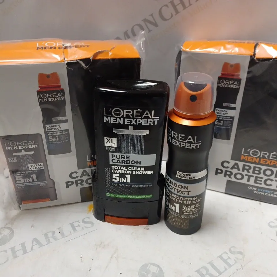 3 BOXED LOREAL MEN EXPERT CARBON PROTECT DUO RRP £27