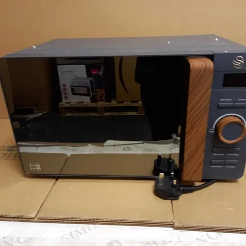 SWAN NORDIC DIGITAL MICROWAVE, 800W, SLATE GREY