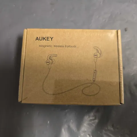 SEALED AUKEY MAGNETIC WIRELESS EARBUDS