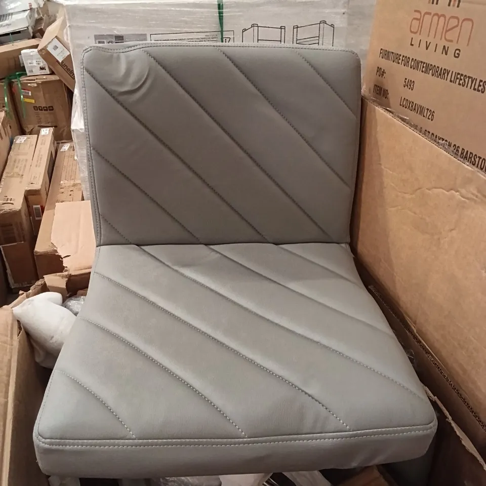 BOXED BAR STOOLS/DINING CHAIRS (SET OF 2) - GREY (1 BOX)