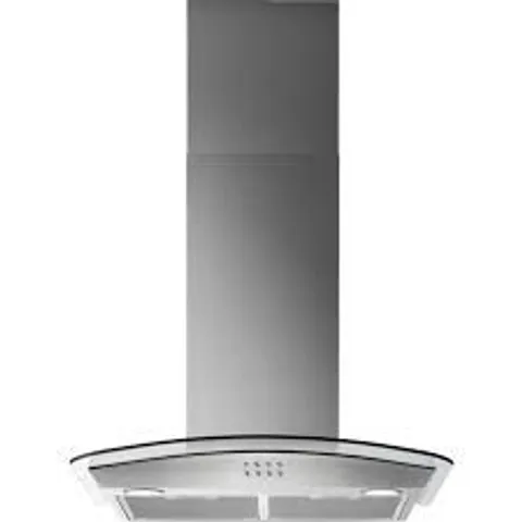 ELECTROLUX WICKES 60cm CURVED GLASS COOKER HOOD STAINLESS STEEL Model EFL396A