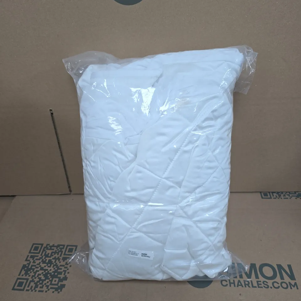 LIVMORE MATTRESS PAD - SIZE DOUBLE - WHITE