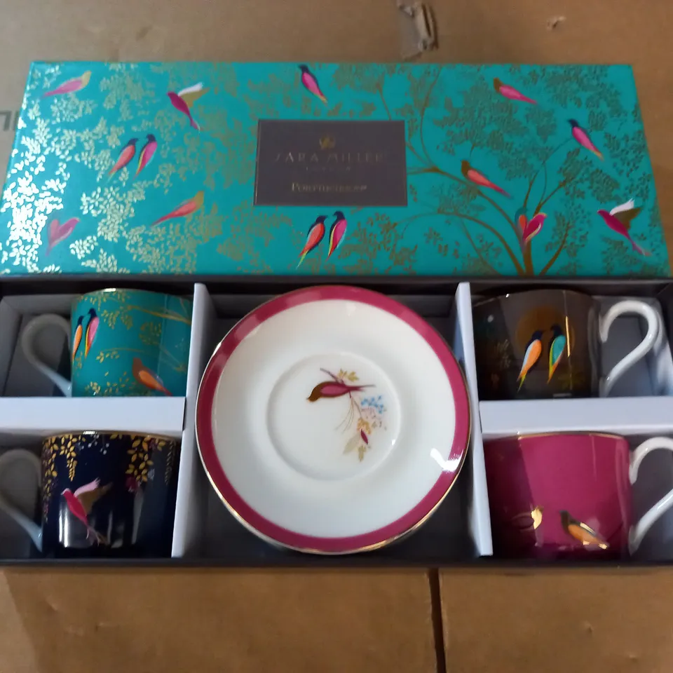 SARA MILLER PORTMEIRION CUP AND SAUCER SET