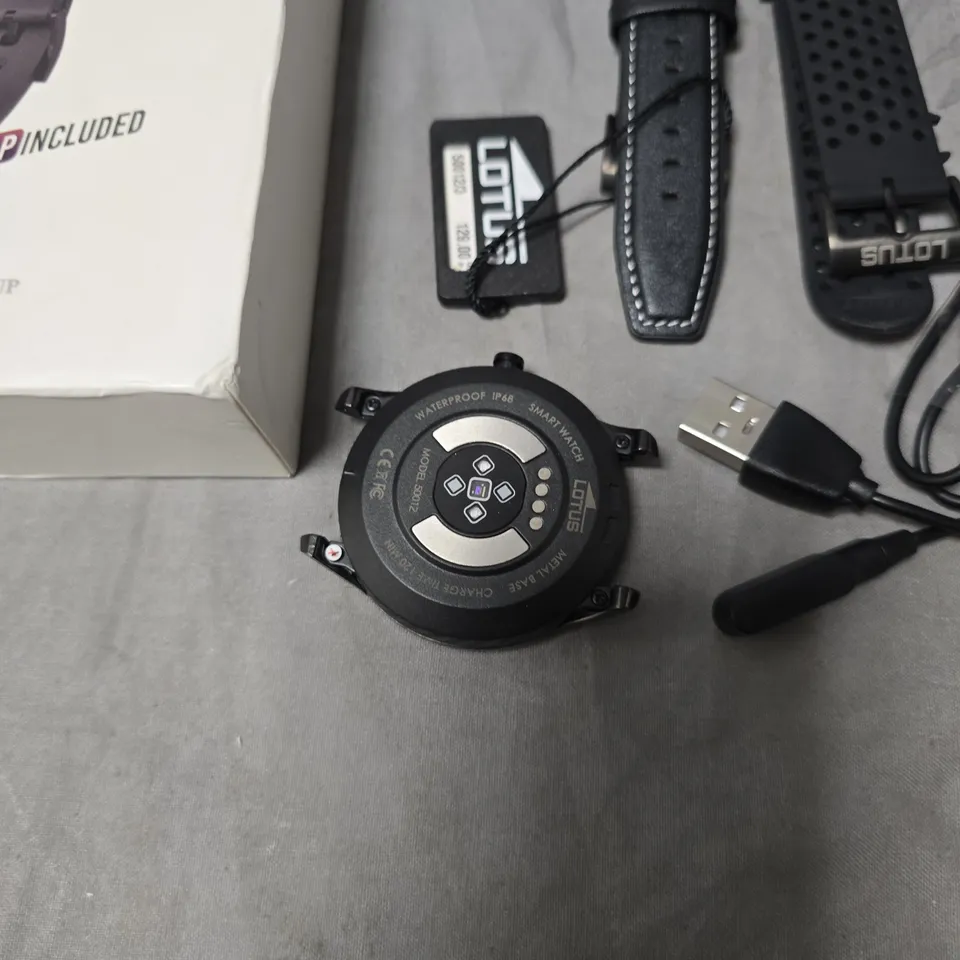 LOTUS SMARTTIME SMARTWATCH - BLACK, BOXED