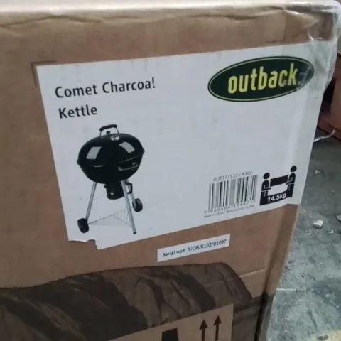 BOXED OUTDOOR COMET CHARCOAL KETTLE BARBECUE