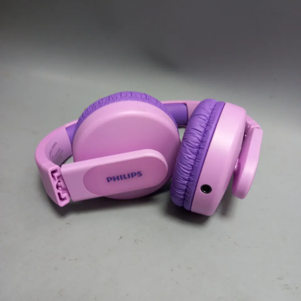 UNBOXED PHILIPS KIDS PINK/PURPLE HEADPHONES 