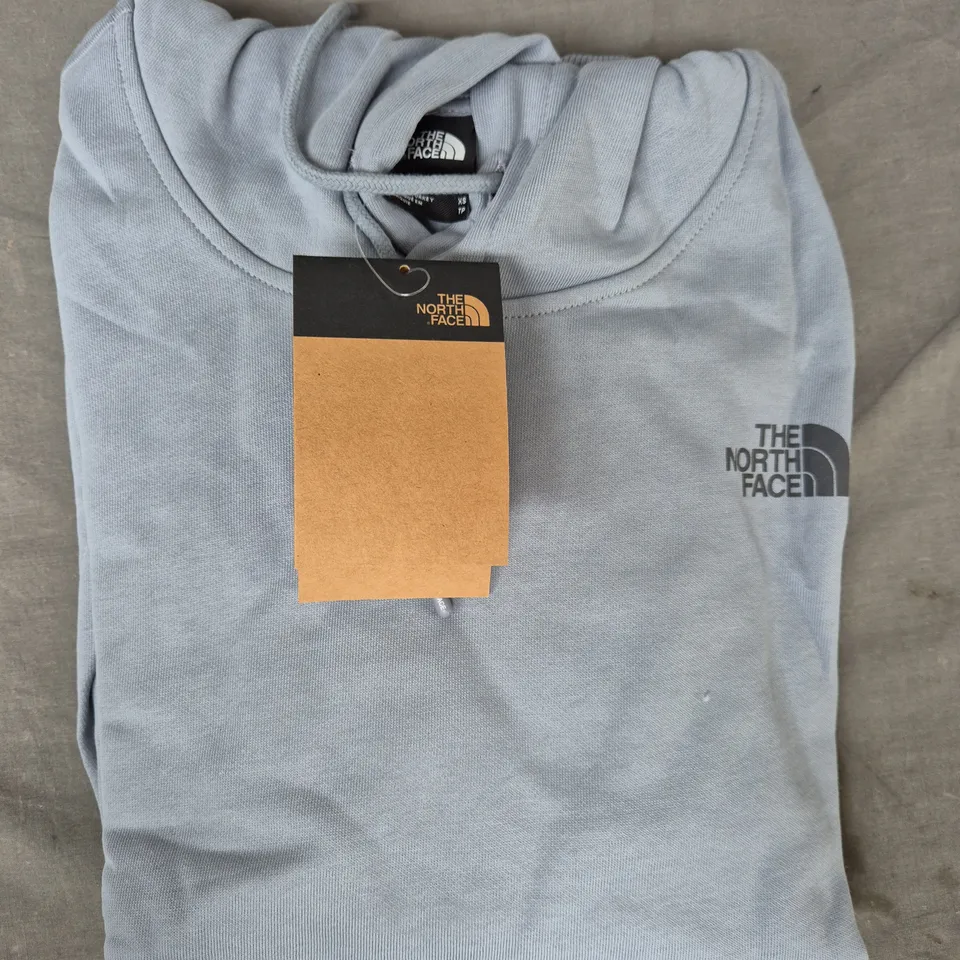 THE NORTH FACE RELAXED HOODIE IN BLUE SIZE XS