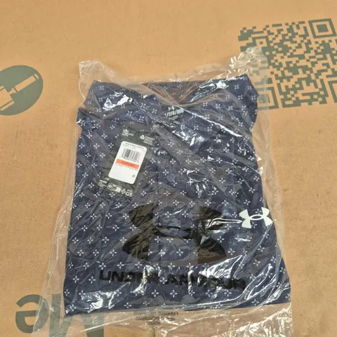 UNDER ARMOUR UA PLAYOFF 3.0 PRINTED POLO SHIRT – NAVY – MEN'S – UK 54-56 (US 3XL)
