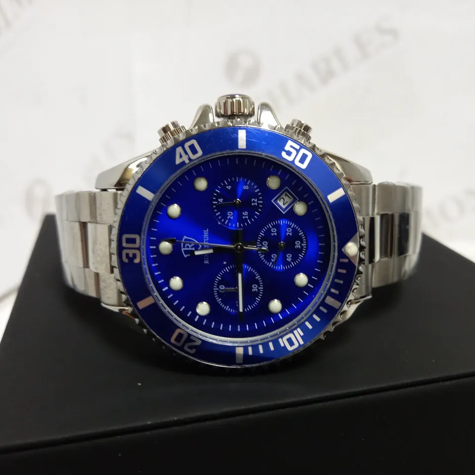 RUCKSTUHL CHRONOGRAPH STYLE BRACELET STRAP WRISTWATCH RRP £560