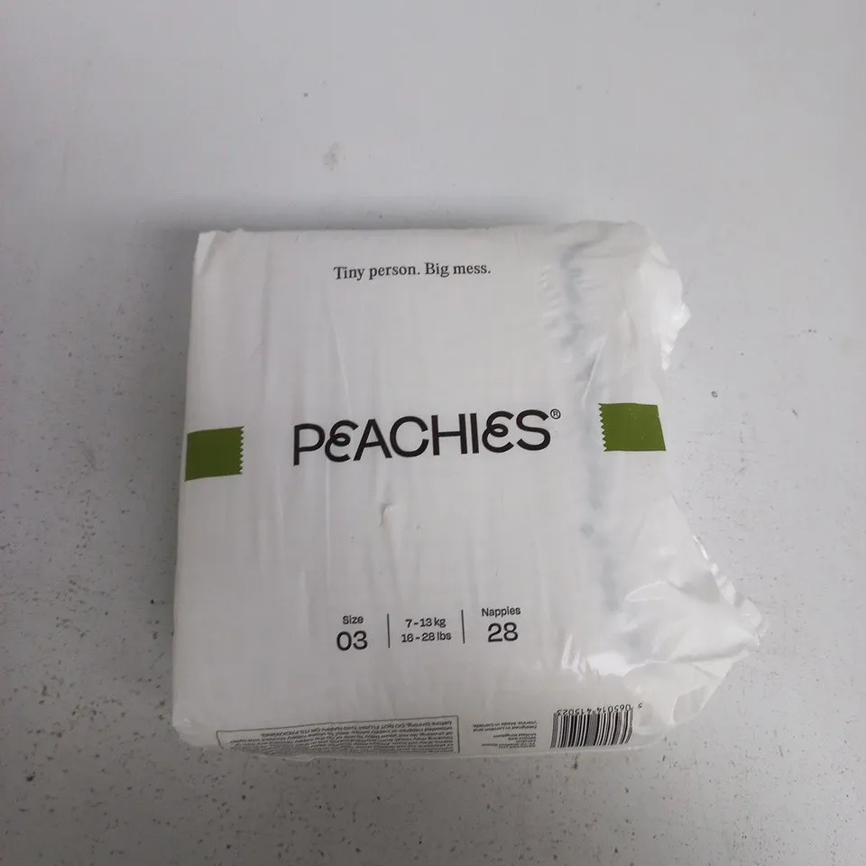 PEACHIES BABY NAPPIES SIZE 3 – 28 NAPPIES (7–13 KG)