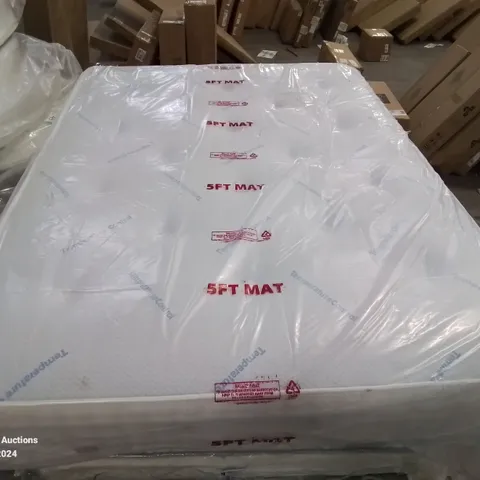 QUALITY BAGGED CLIMATE CONTROL DOUBLE OPEN COIL QUILTED MATTRESS