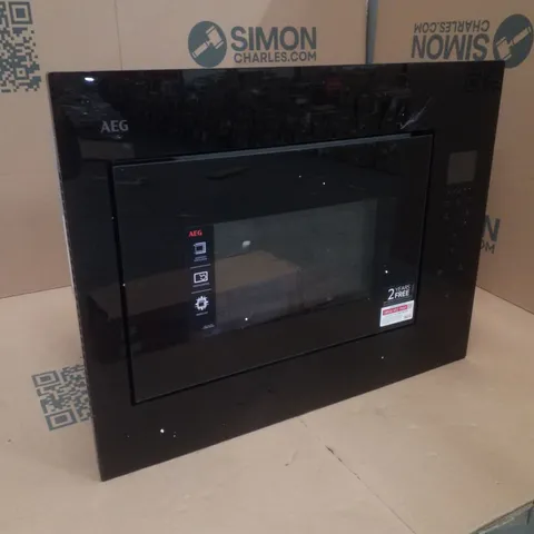 AEG OB6SM261UB BUILT-IN COMPACT SOLO MICROWAVE - BLACK