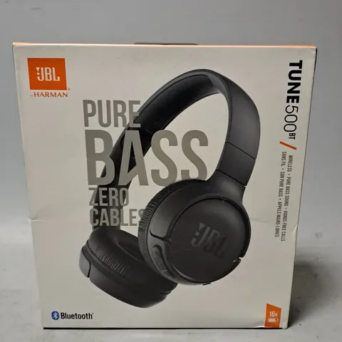 BOXED JBL TUNE 500 BT HEADPHONES 