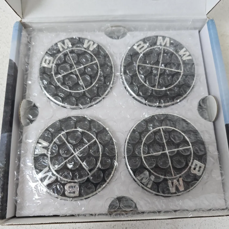 BOXED BMW FLOATING CENTER CAPS (4 PACK)