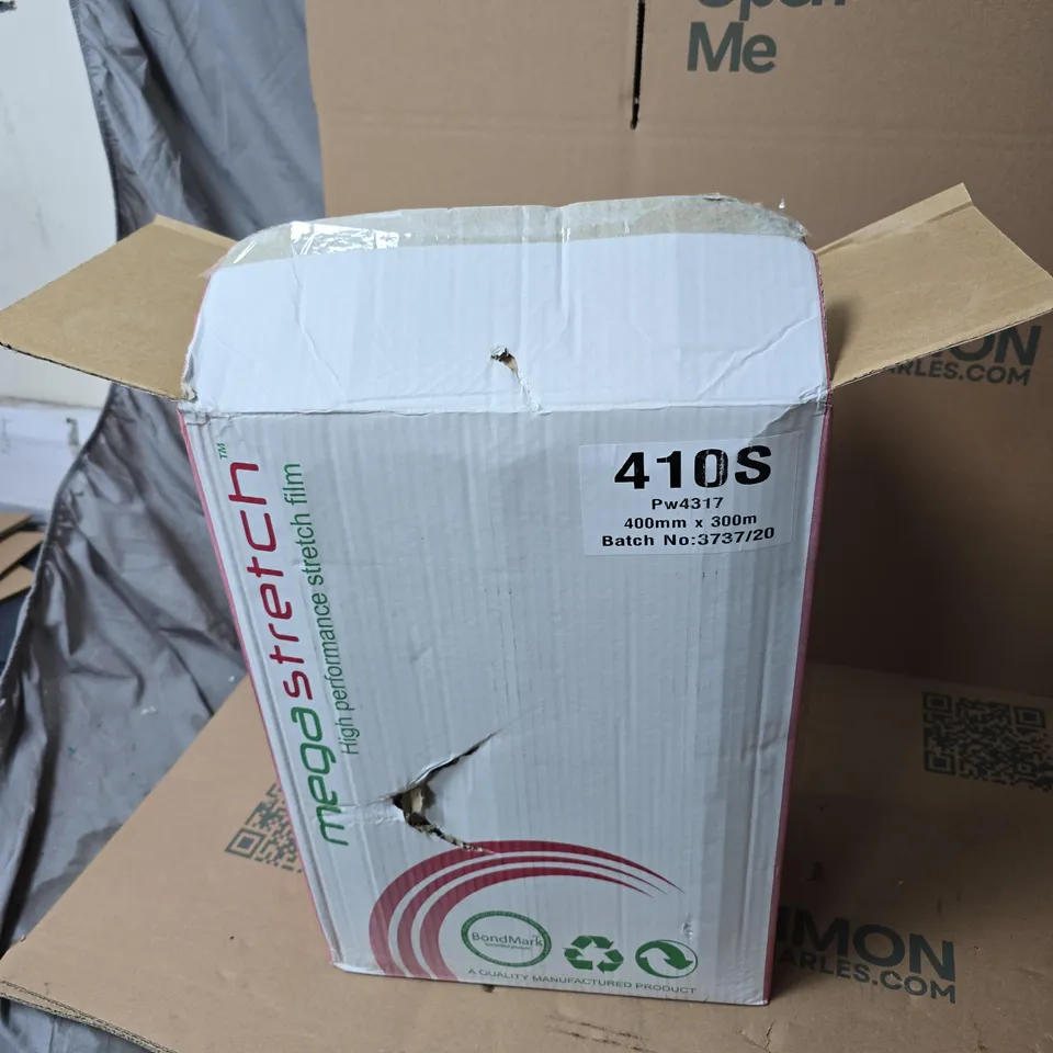 MEGASTRETCH FILM – HIGH PERFORMANCE STRETCH FILM, 400MM X 300M, 6 ROLLS