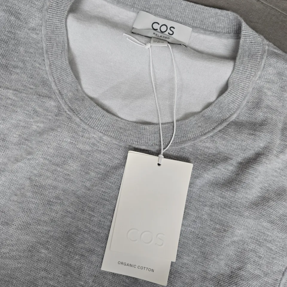 COS WOMEN'S RELAXED TANK TOP – GREY ORGANIC COTTON