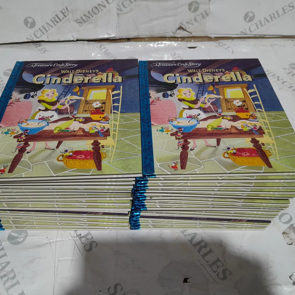 LOT OF 32 WALT DISNEYS CINDERELLA STORY BOOKS