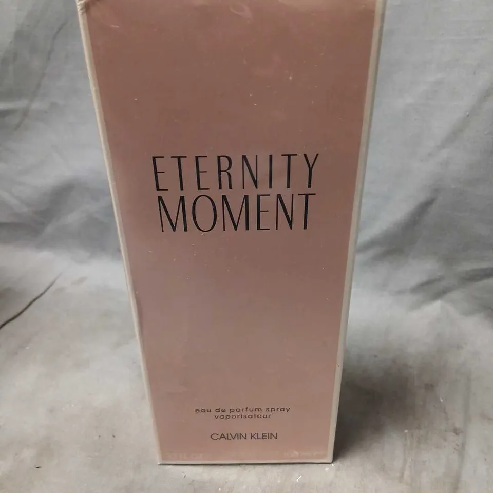 BOXED AND SEALED CALVIN KLEIN ETERNITY MOMENT EAU DE PARFUM 100ML