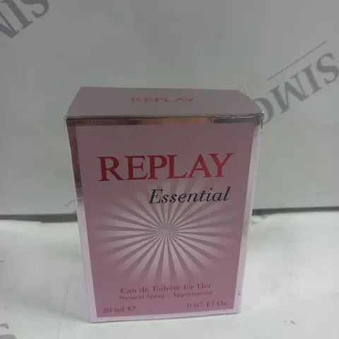 BOXED REPLAY ESSENTIAL EAU DE TOILETTE FOR HER - 20ML
