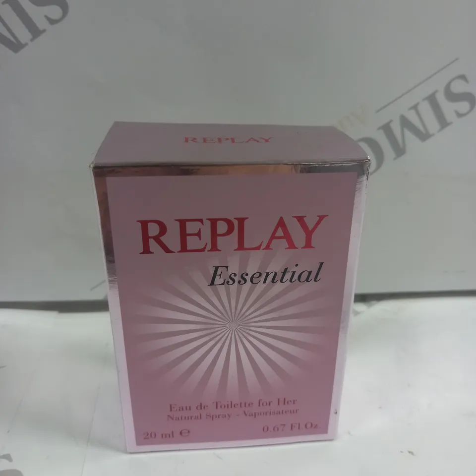 BOXED REPLAY ESSENTIAL EAU DE TOILETTE FOR HER - 20ML