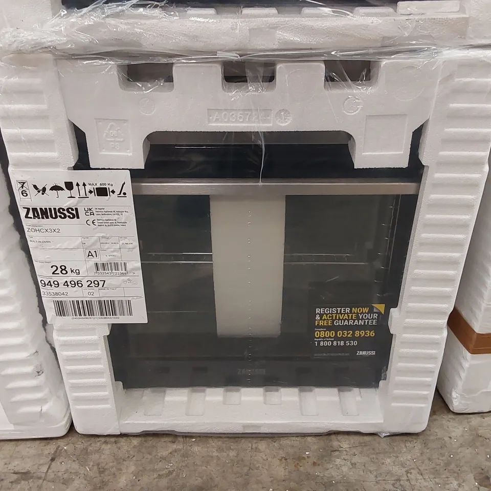 ZANUSSI FANCOOK ZOHCX3X2 ELECTRIC OVEN - STAINLESS STEEL RRP £459