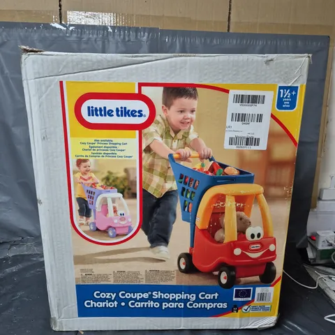 BOXED LITTLE TIKES COZY COUPE SHOPPING CART