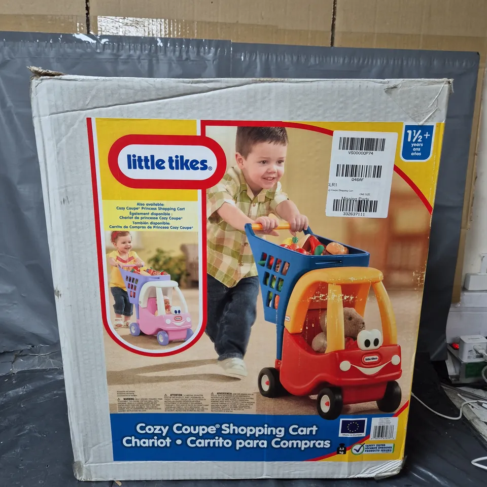 BOXED LITTLE TIKES COZY COUPE SHOPPING CART