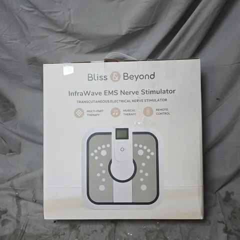 BLISS AND BEYOND INFRAWAVE EMS NERVE STIMULATOR BOXED