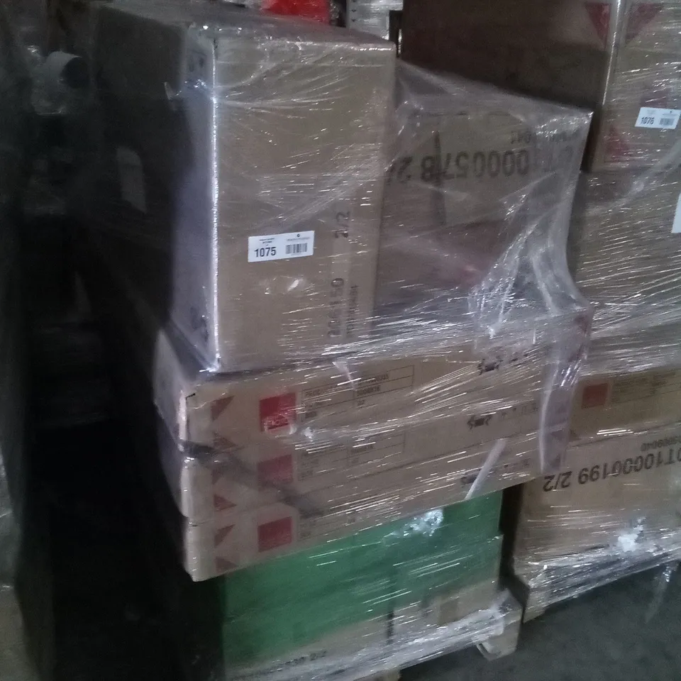 PALLET OF ASSORTED BOXED DINING TABLE PARTS