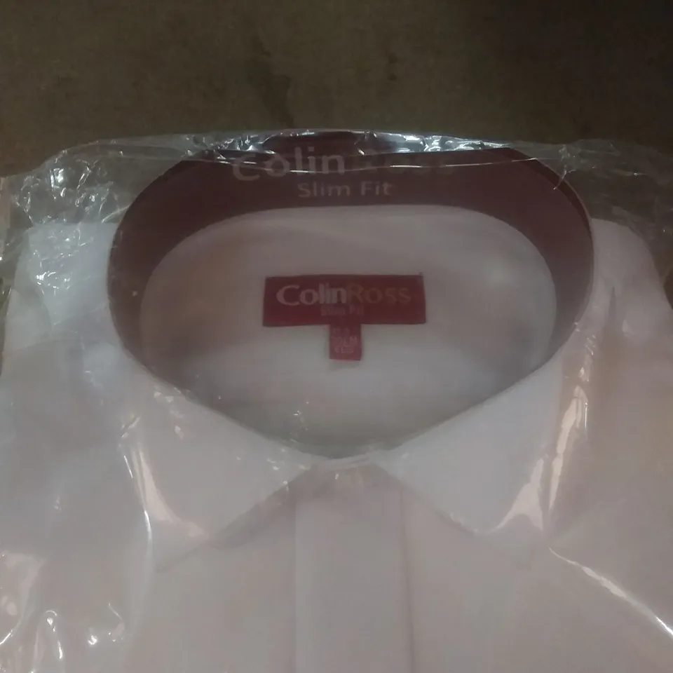 BOX OF APPROXIMATELY X6 SLIM FIT COLIN ROSS WHITE SHIRTS