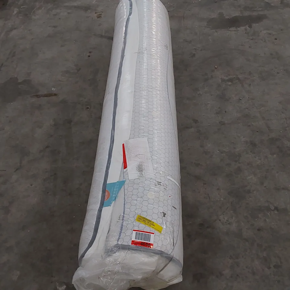 QUALITY BAGGED AND ROLLED 6FT SUPERKING COOL BLUE POCKET SPRUNG MEMORY FOAM MEMORY MATTRESS 