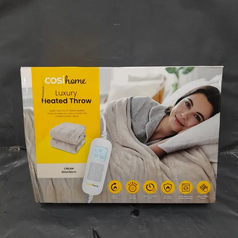 BOXED COSIHOME LUXURY HEATED THROW 