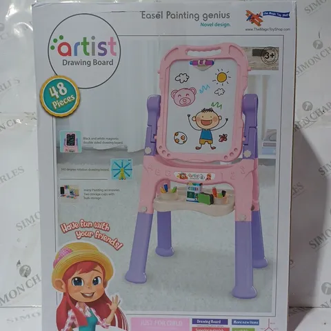 BOXED EASEL PAINTING GENIUS ARTIST DRAWING BOARD
