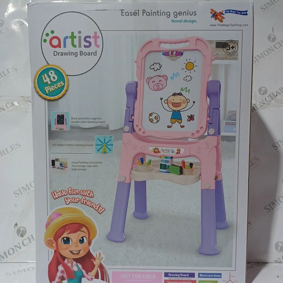 BOXED EASEL PAINTING GENIUS ARTIST DRAWING BOARD