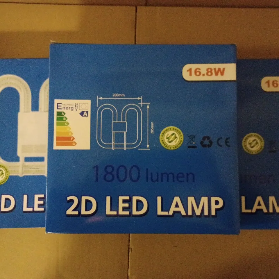 LOT OF 3 BRAND NEW 2D LED LAMP 16.8W 1800 LUMEN 6000K 