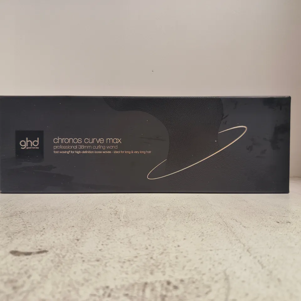 GHD CURVE MAX PROFESSIONAL 38MM CURLING WAND – BOXED