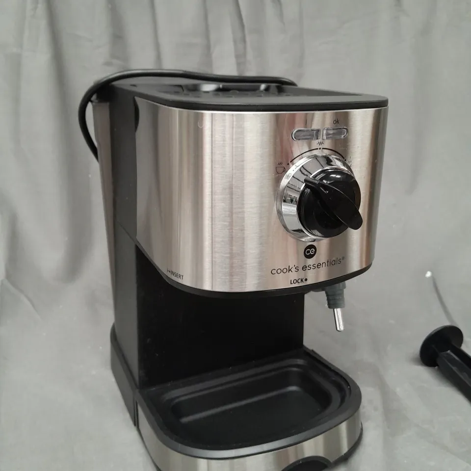 BOXED COOK'S ESSENTIALS PUMP ESPRESSO COFFEE MACHINE